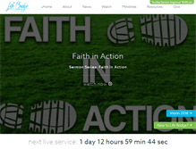 Tablet Screenshot of lifebridgechurch.com